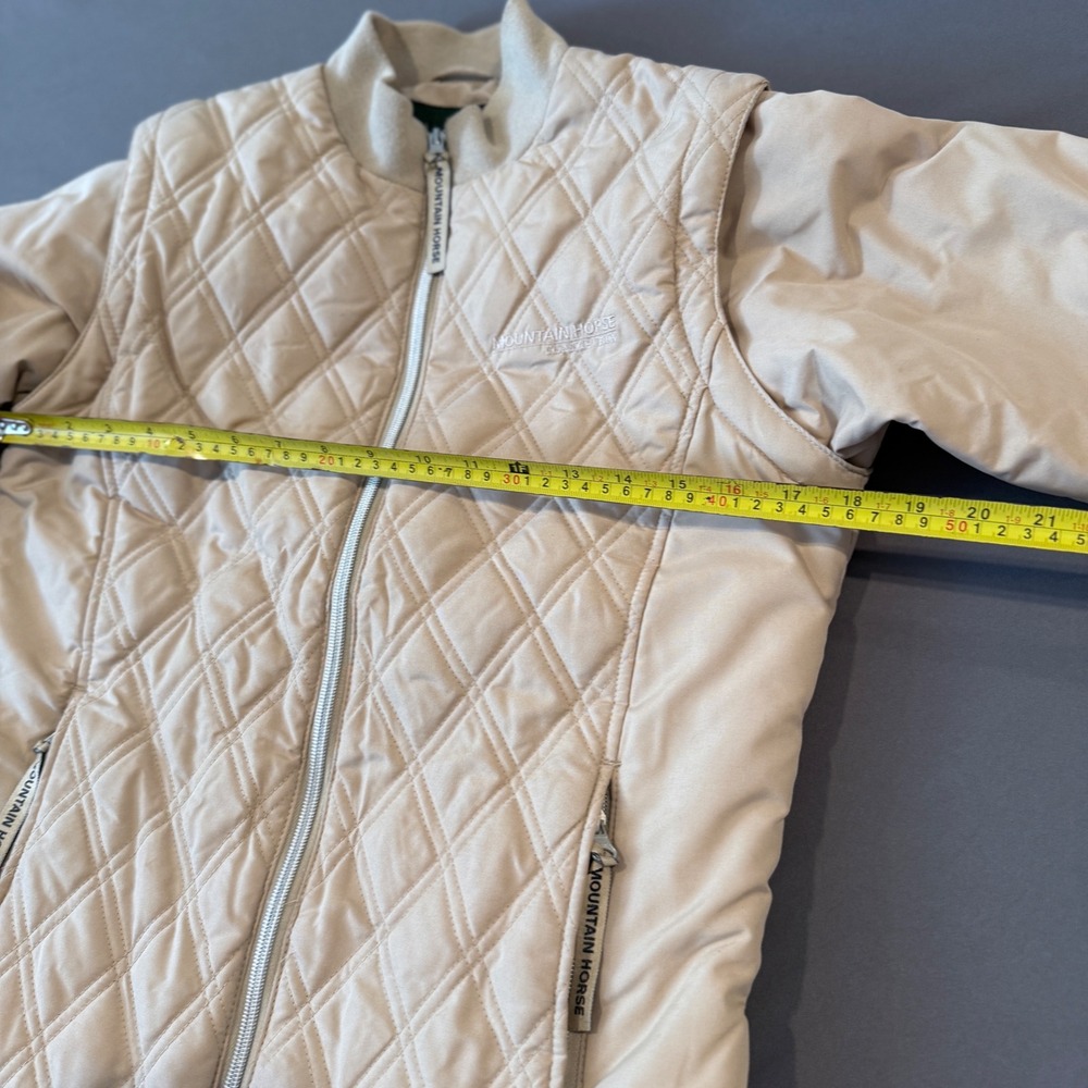Authentic Mountain Horse Classic Edition Convertible Riding Jacket Taupe Beige - Picture 12 of 16